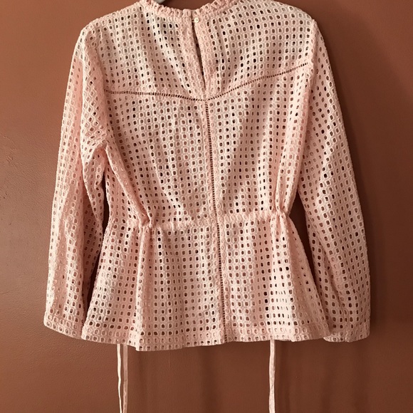 J.CREW POINT SUR EYELET PEPLUM TOP (10) - Picture 8 of 12